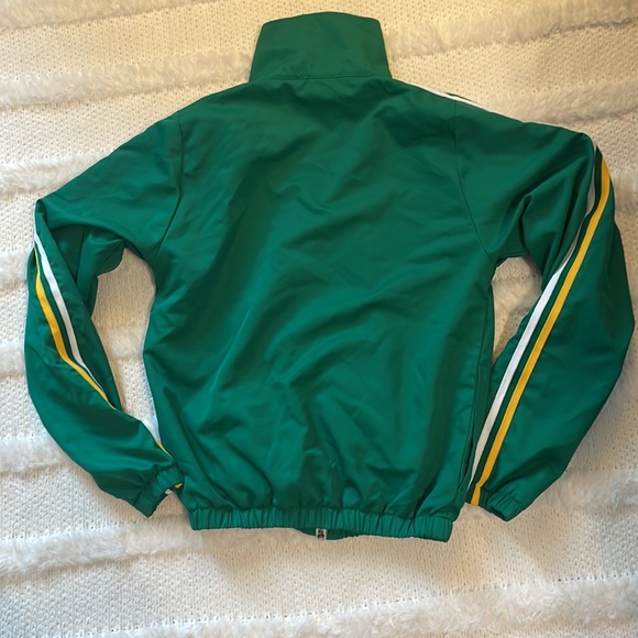Varsity Spirit Women’s cheerleading jacket paragraph green with gold letters - Picture 14 of 16